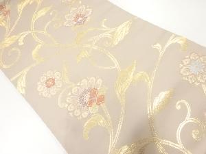 花唐草模様織出し名古屋帯